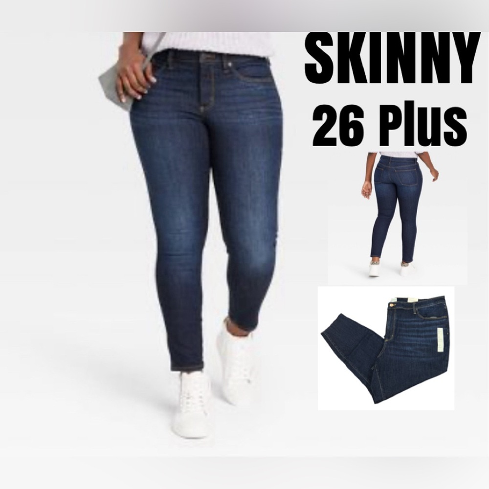 Skinny super stretch high rise 26 plus size Universal Thread